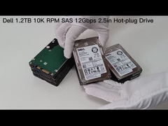 Привод Горяч-штепсельной вилки Dell 1.2TB 10K RPM SAS 12Gbps 2.5in